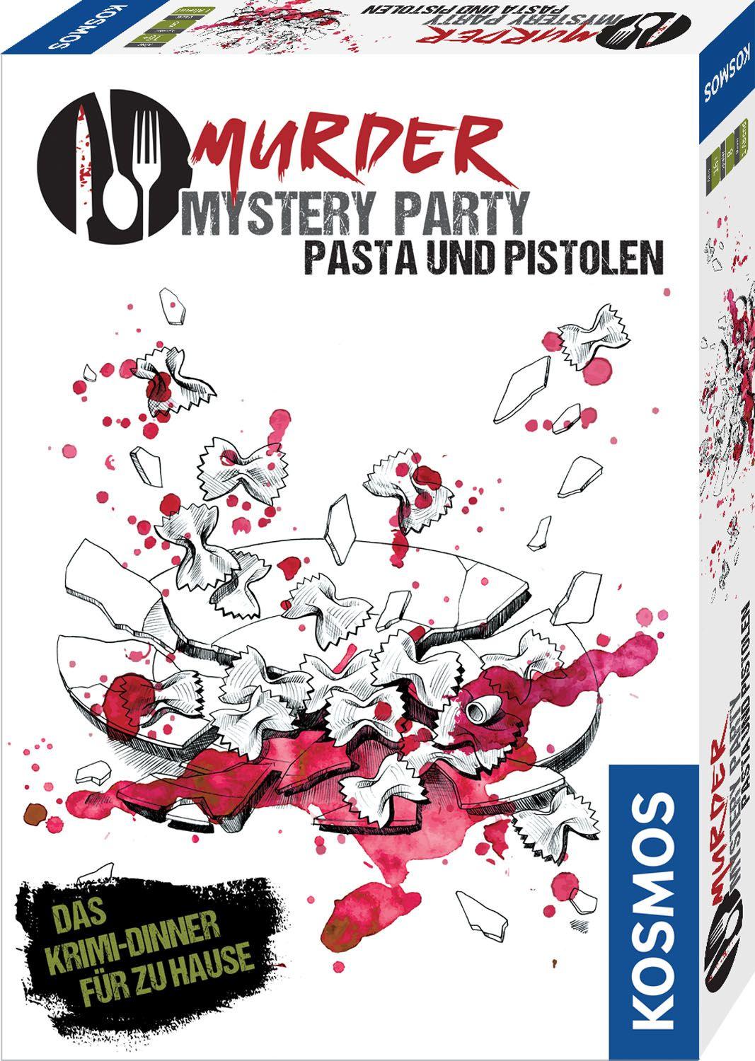KOSMOS - Murder Mystery Party - Pasta&Pistolen - Das Krimi-Dinner für zu Hause
