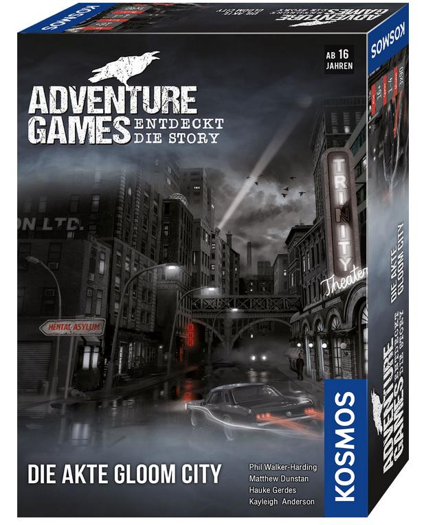 KOSMOS - Adventure Games - Die Akte Gloom City