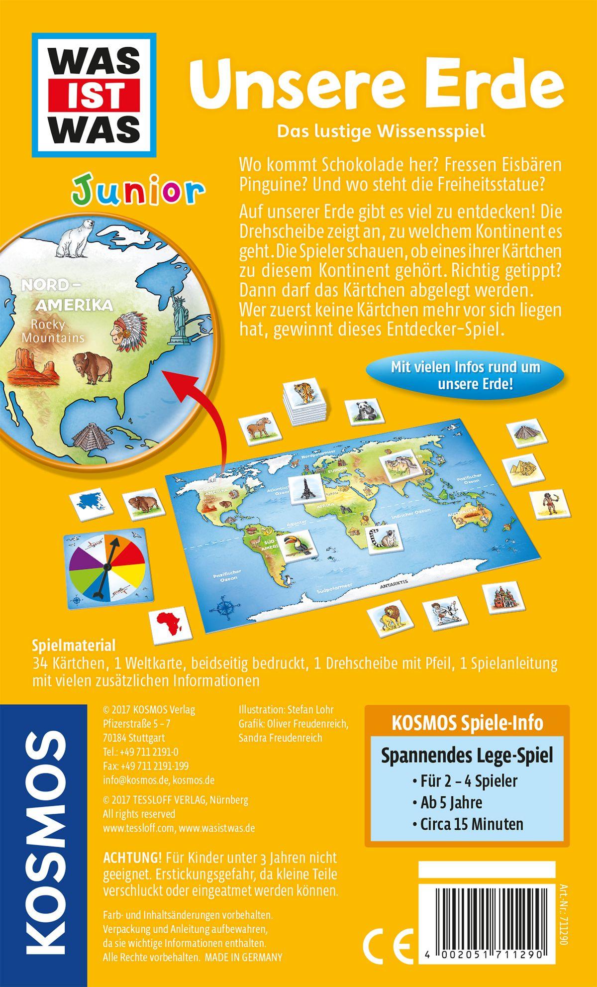 Produktbild KOSMOS - Kinderspiele - WAS IST WAS Junior Unsere Erde! 2 von 3