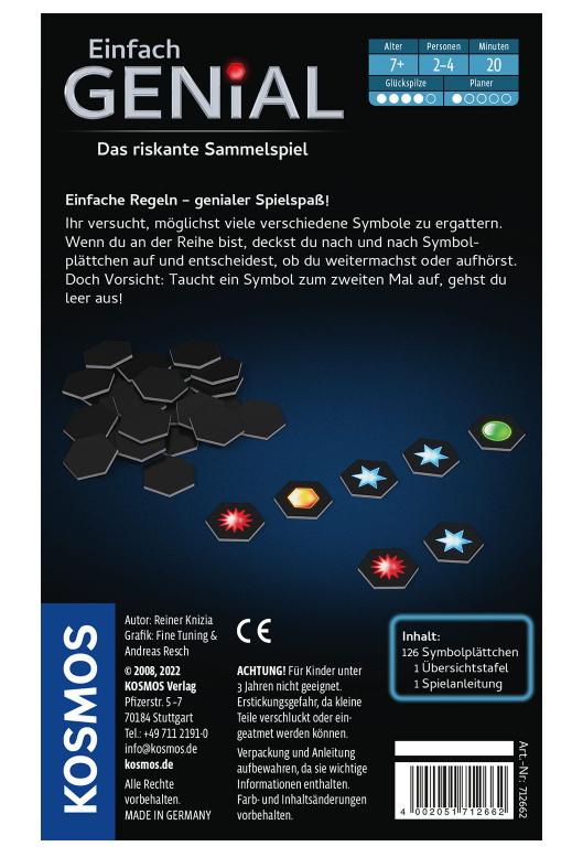 Produktbild KOSMOS - Einfach Genial, Das riskante Sammelspiel 2 von 2