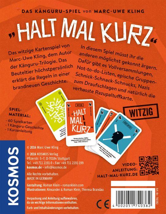 Produktbild KOSMOS - Halt mal kurz - Das Känguru-Spiel 2 von 9