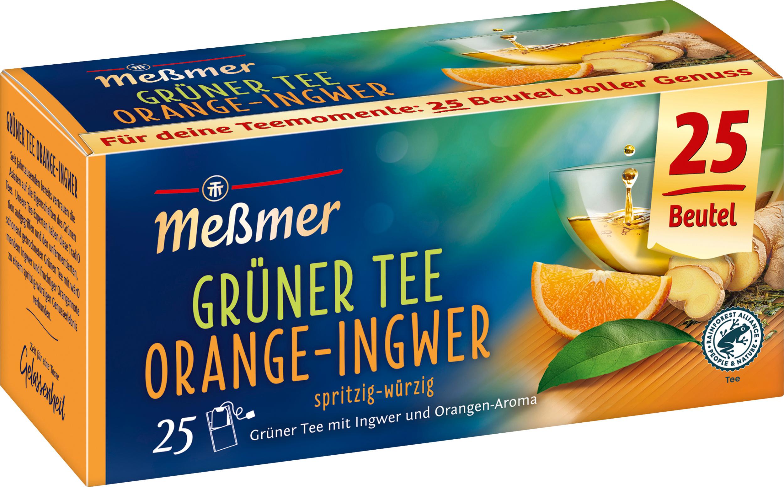 Meßmer Grüner Tee Orange-Ingwer