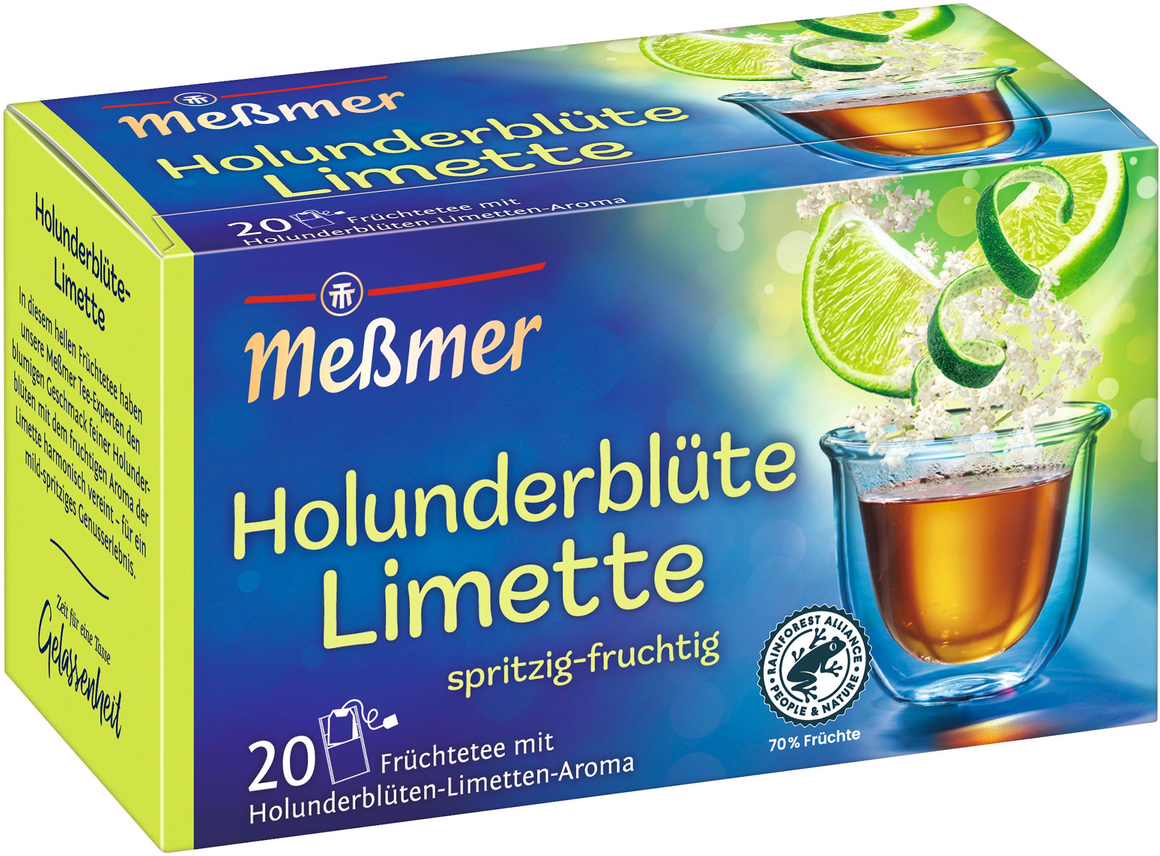 Meßmer Fruechtetee Holunder-Limette