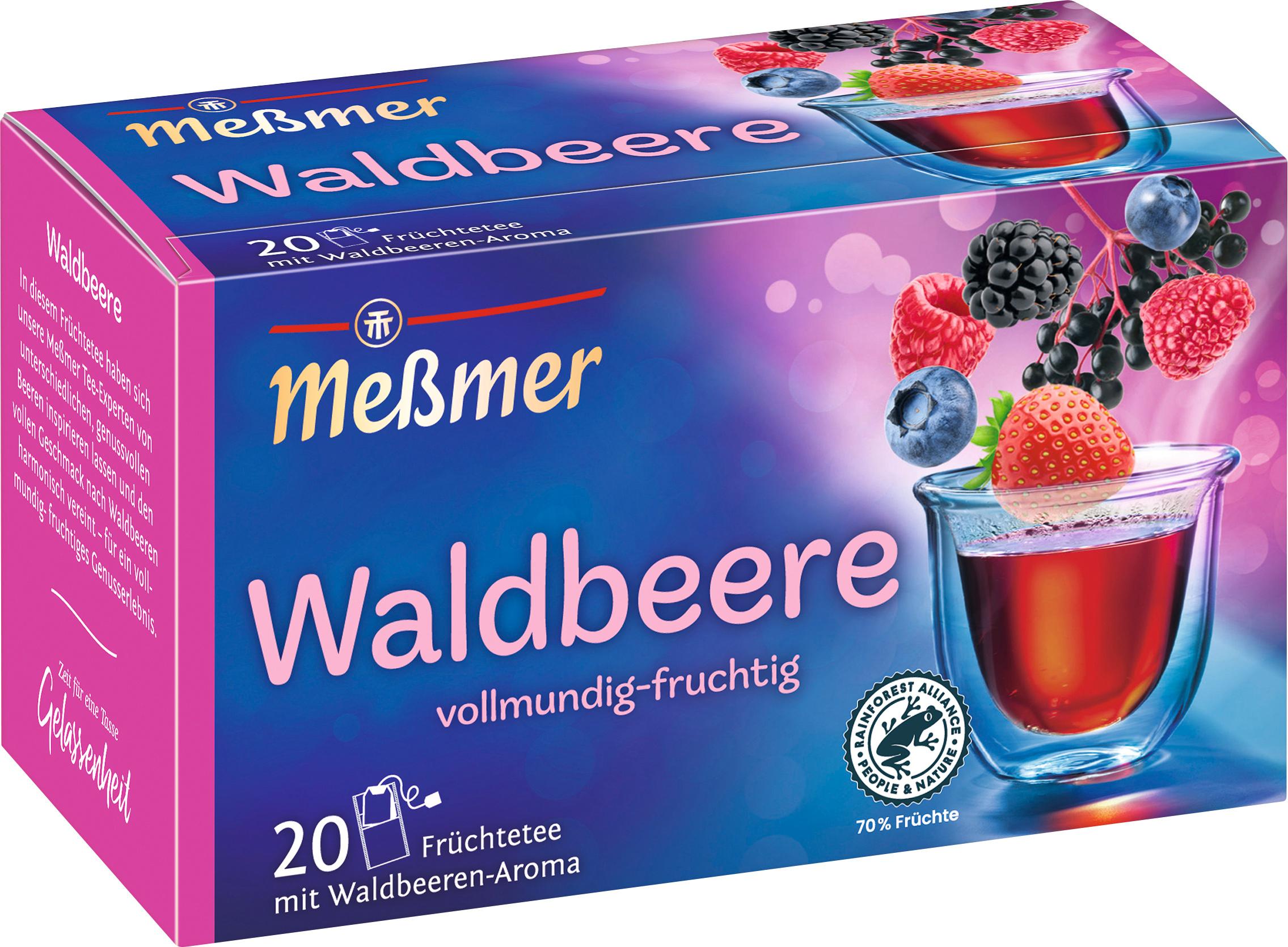 Meßmer Fruechtetee Waldbeere