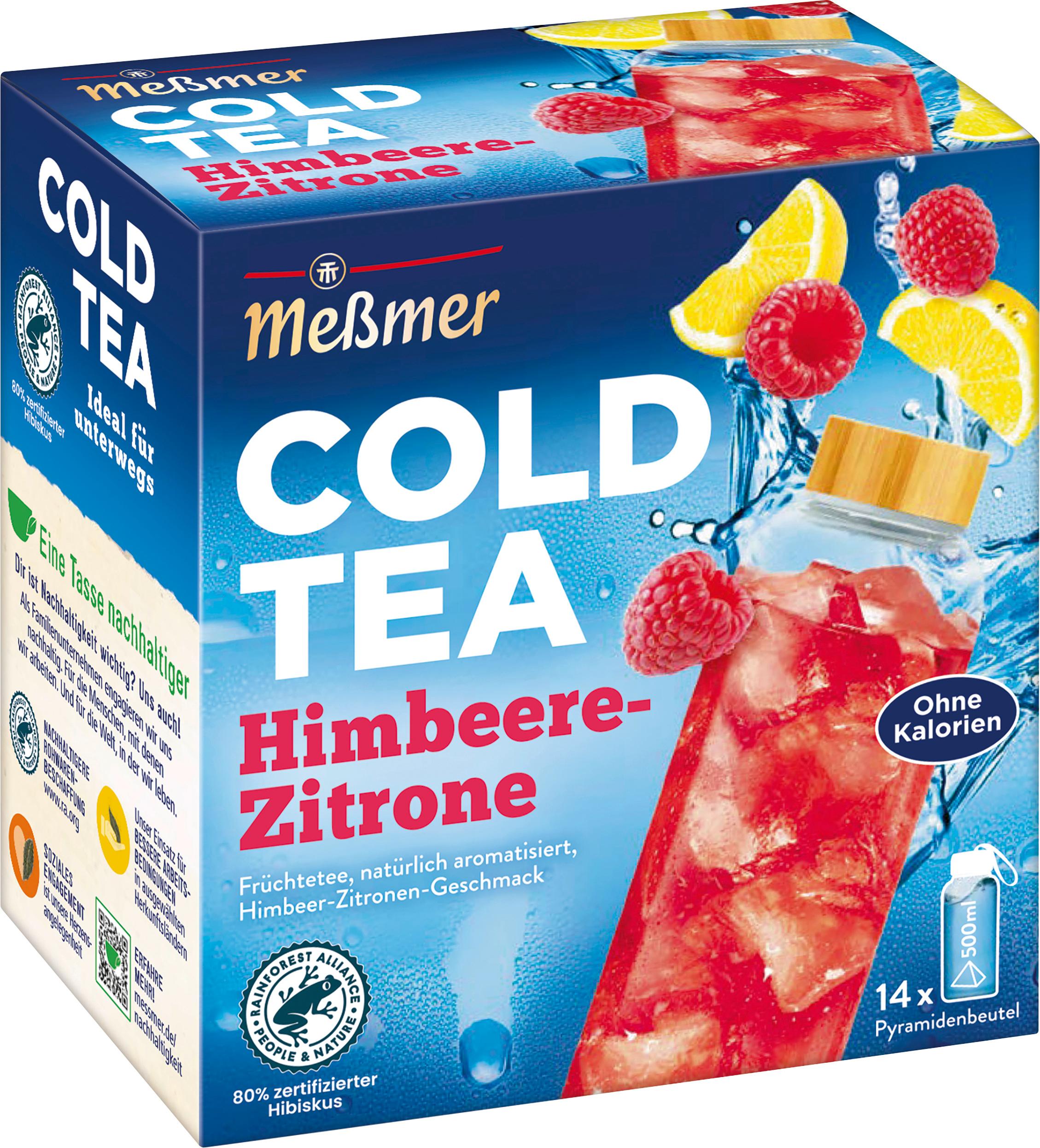 Meßmer Cold Tea Himbeere-Zitrone