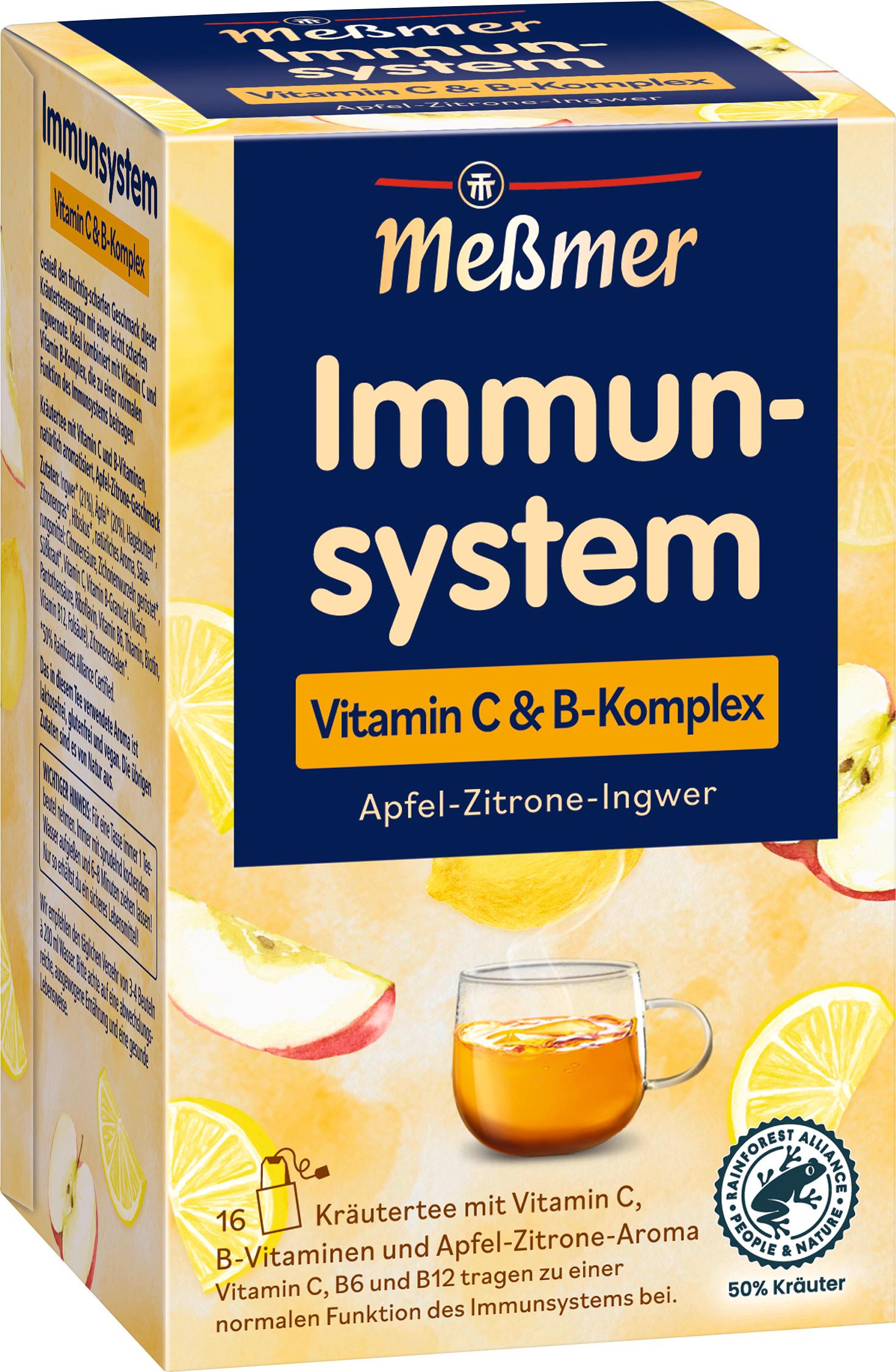 Meßmer Kräutertee Immunsystem Vitamin C&B-Komplex