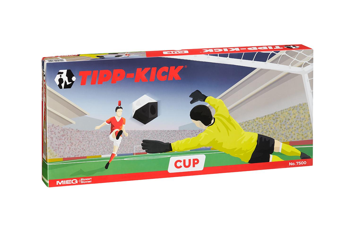 Tipp-Kick Cup mit Bande
