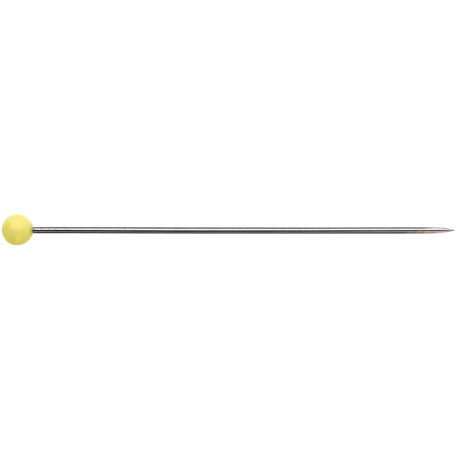 Prym Glaskopfnadeln ST 0,60 x 43 mm gelb