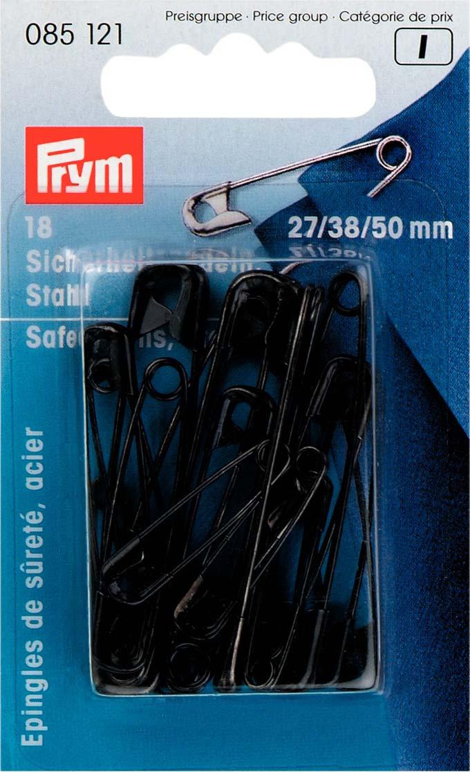 Prym Sicherheitsnadeln ST 27/38/50 mm schwarz
