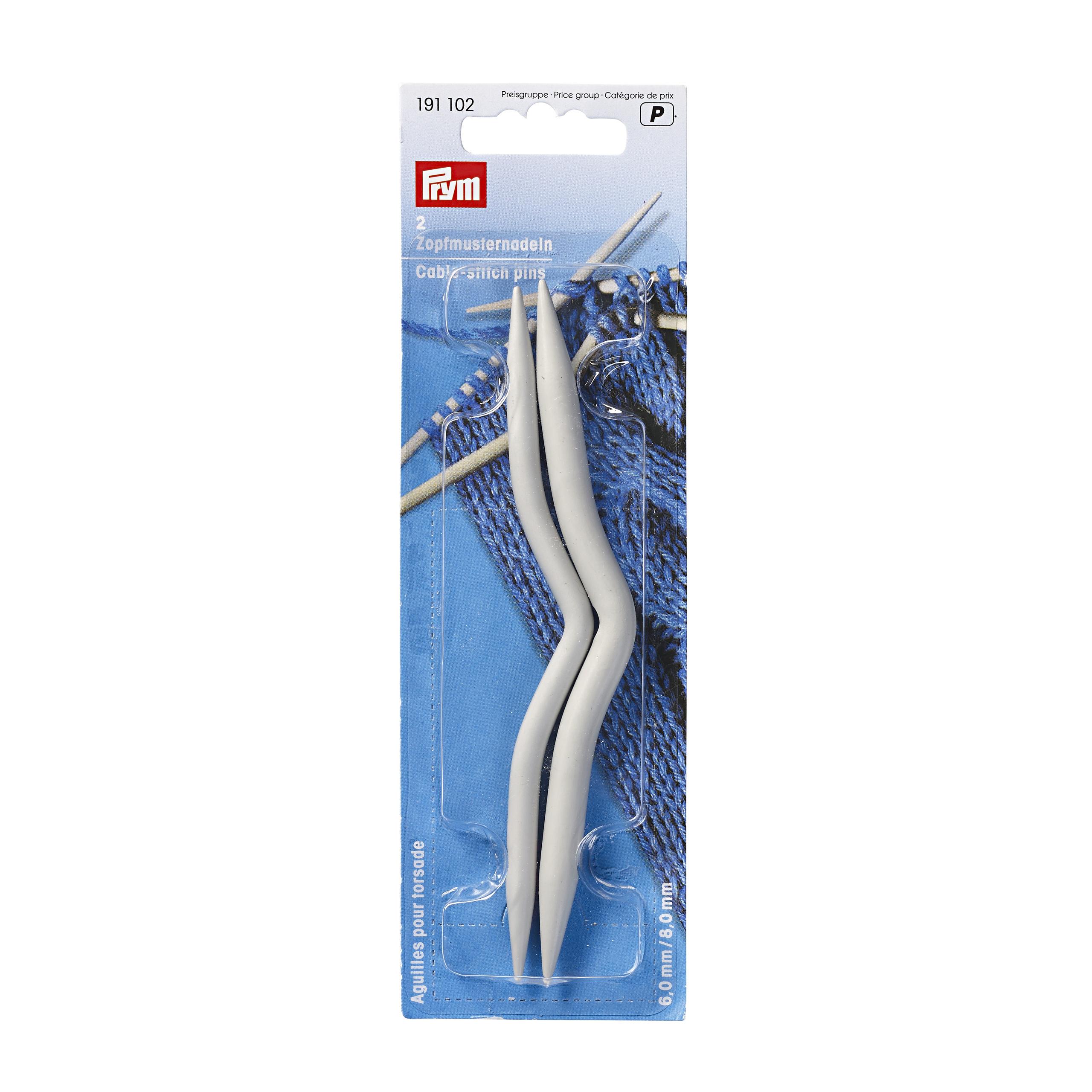 Prym Zopfmusternadeln Stärke 6 und 8