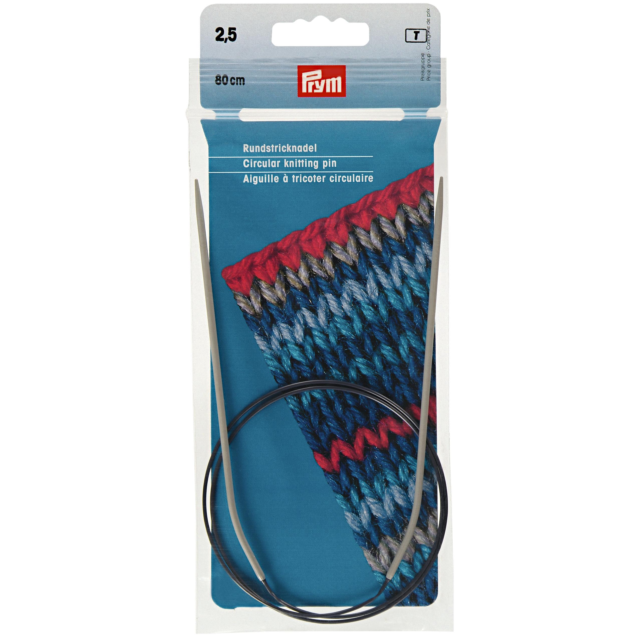 Prym Rundstricknadel 80cm Stärke 2,5