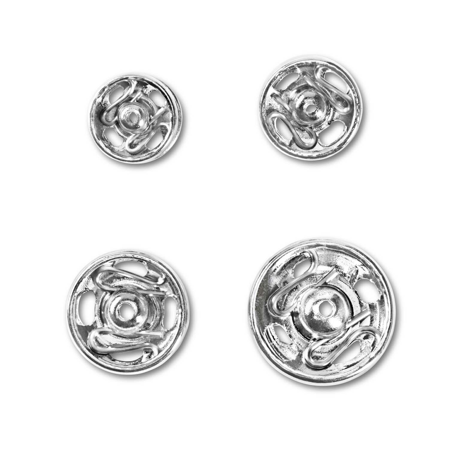 Produktbild Prym Annähdruckknöpfe 6-11 mm silber 2 von 2