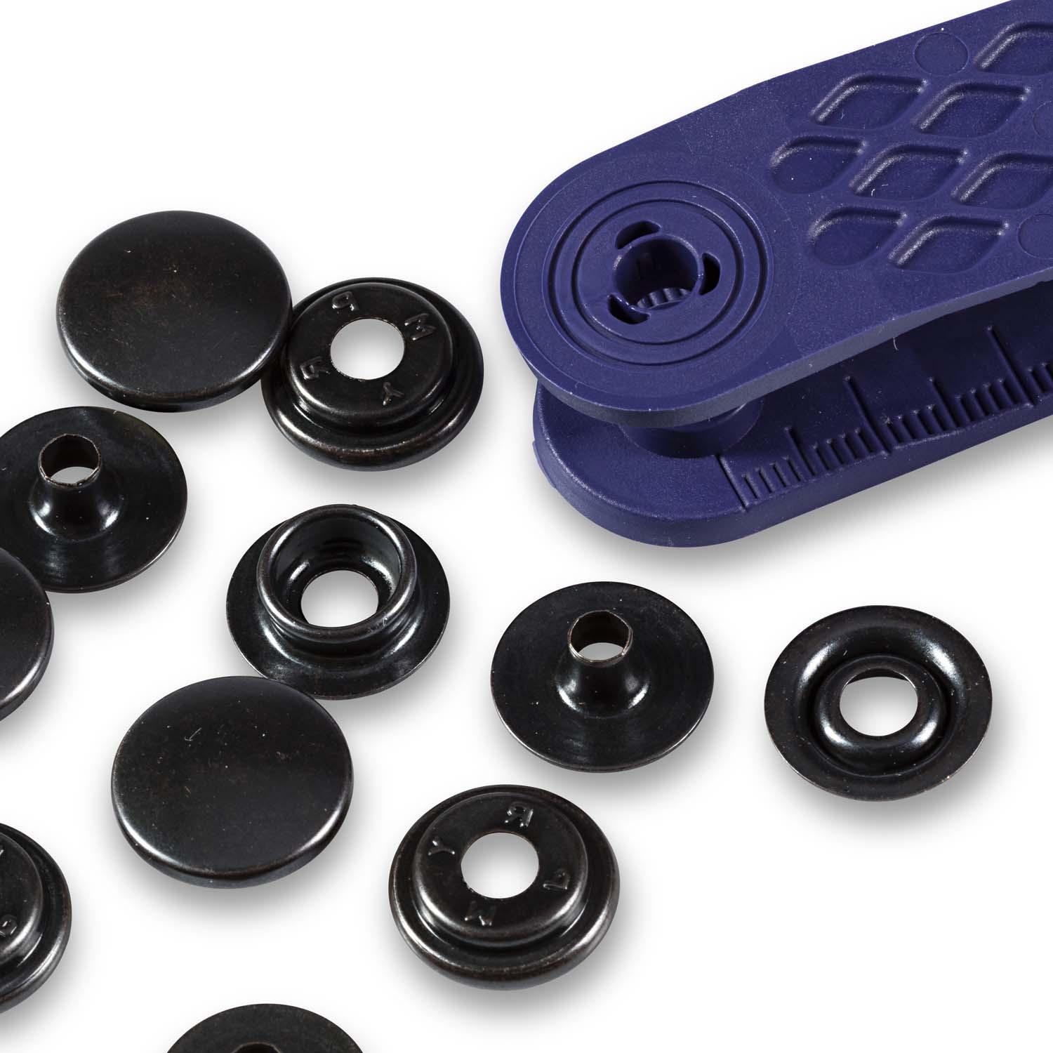 Produktbild Prym nähfreie Druckknopfe  Sport&Camping Messing 15 mm brüniert 2 von 3