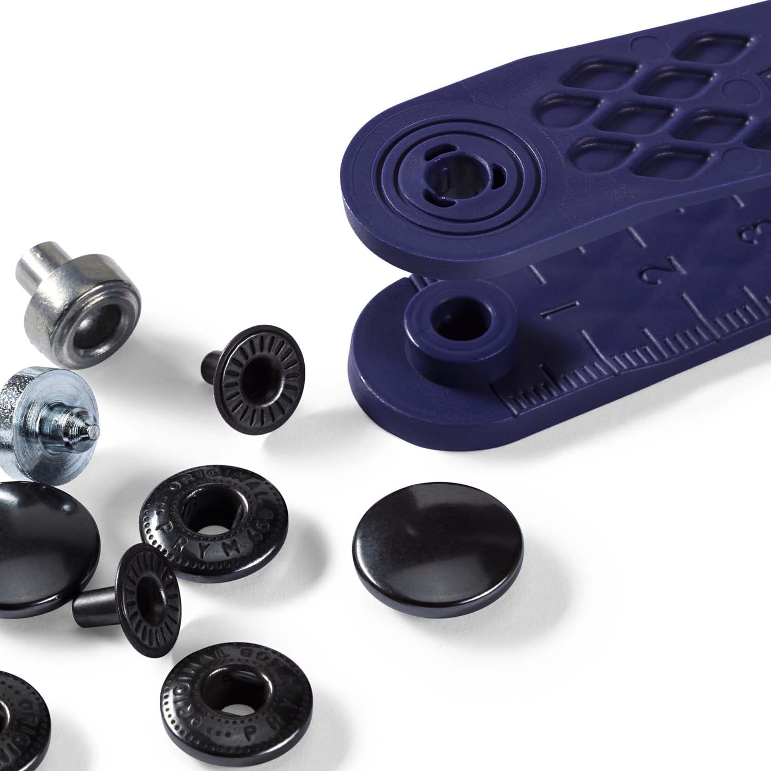 Produktbild Prym nähfreie Druckknopfe Anorak Messing 15 mm brüniert 3 von 3