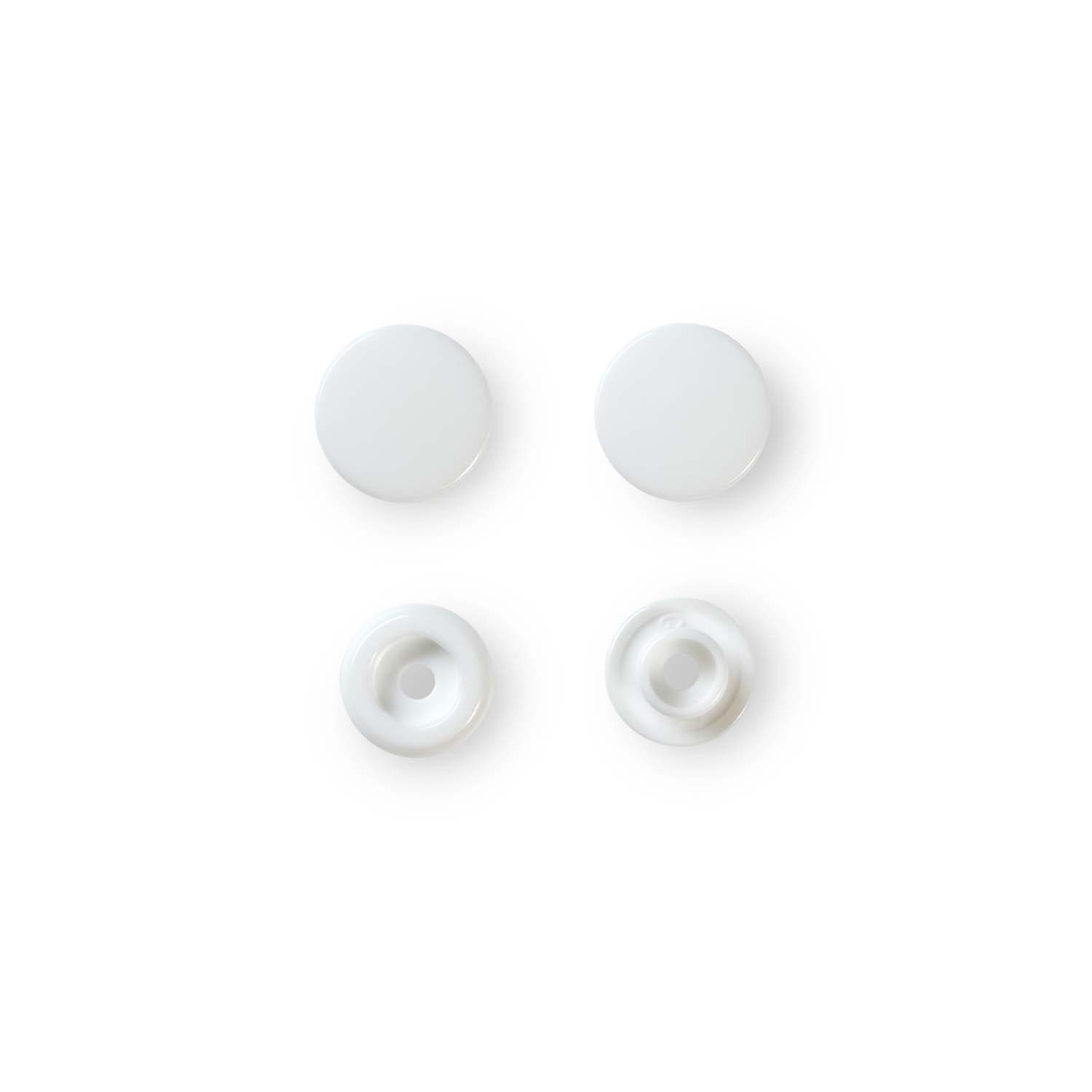 Produktbild Prym nähfreie Druckknöpfe Color Snaps rund 12,4 mm weiß 2 von 2