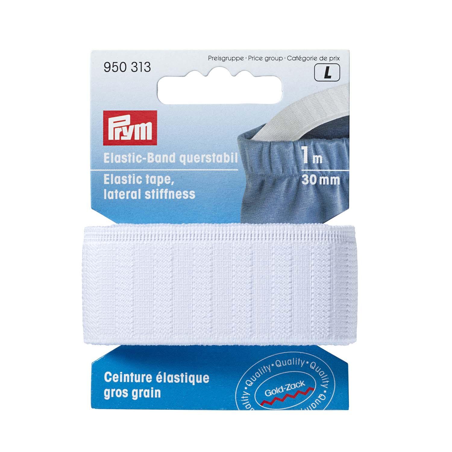 Prym Elastic-Band querstabil 30 mm weiß