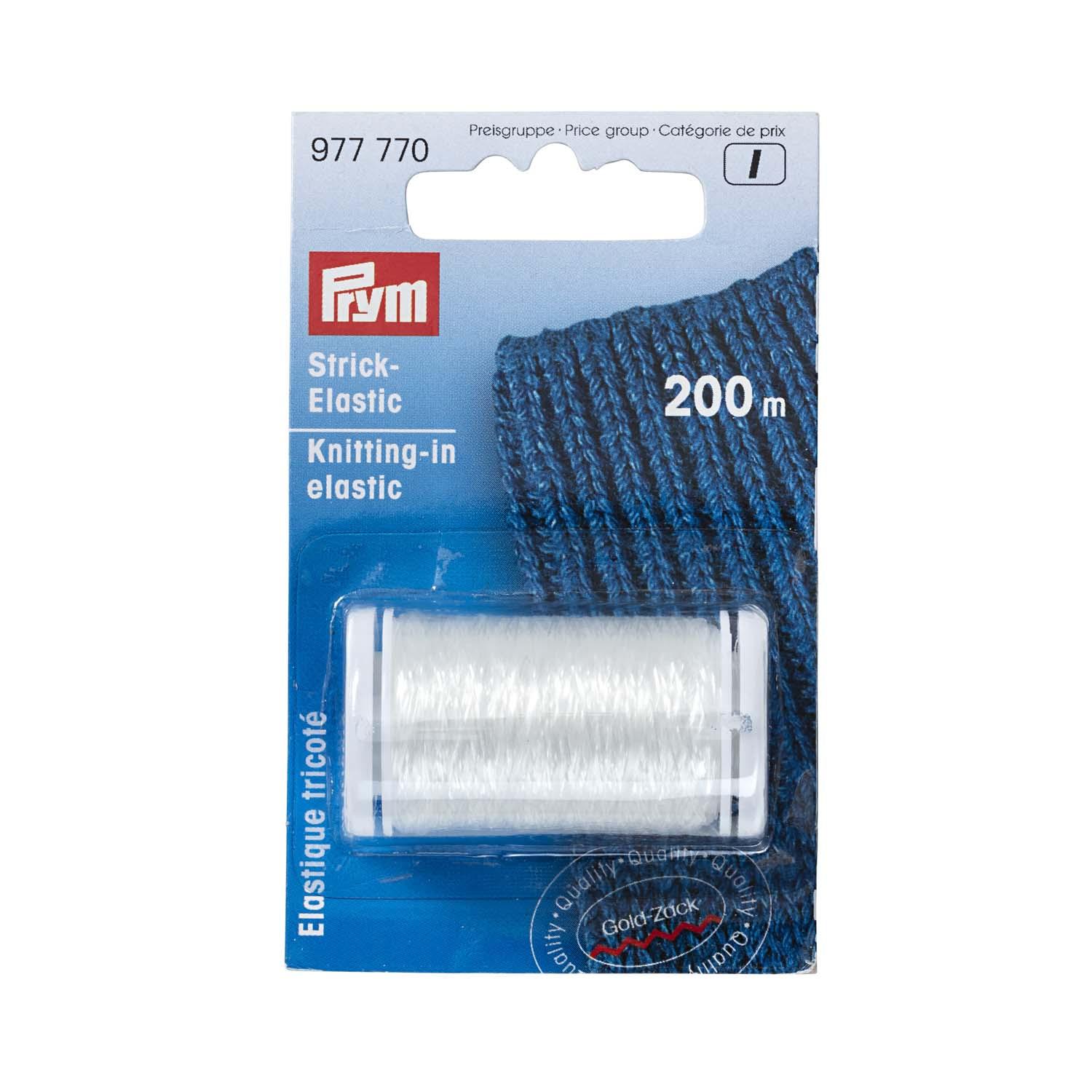 Prym Strick-Elastic Beilaufgarn transparent