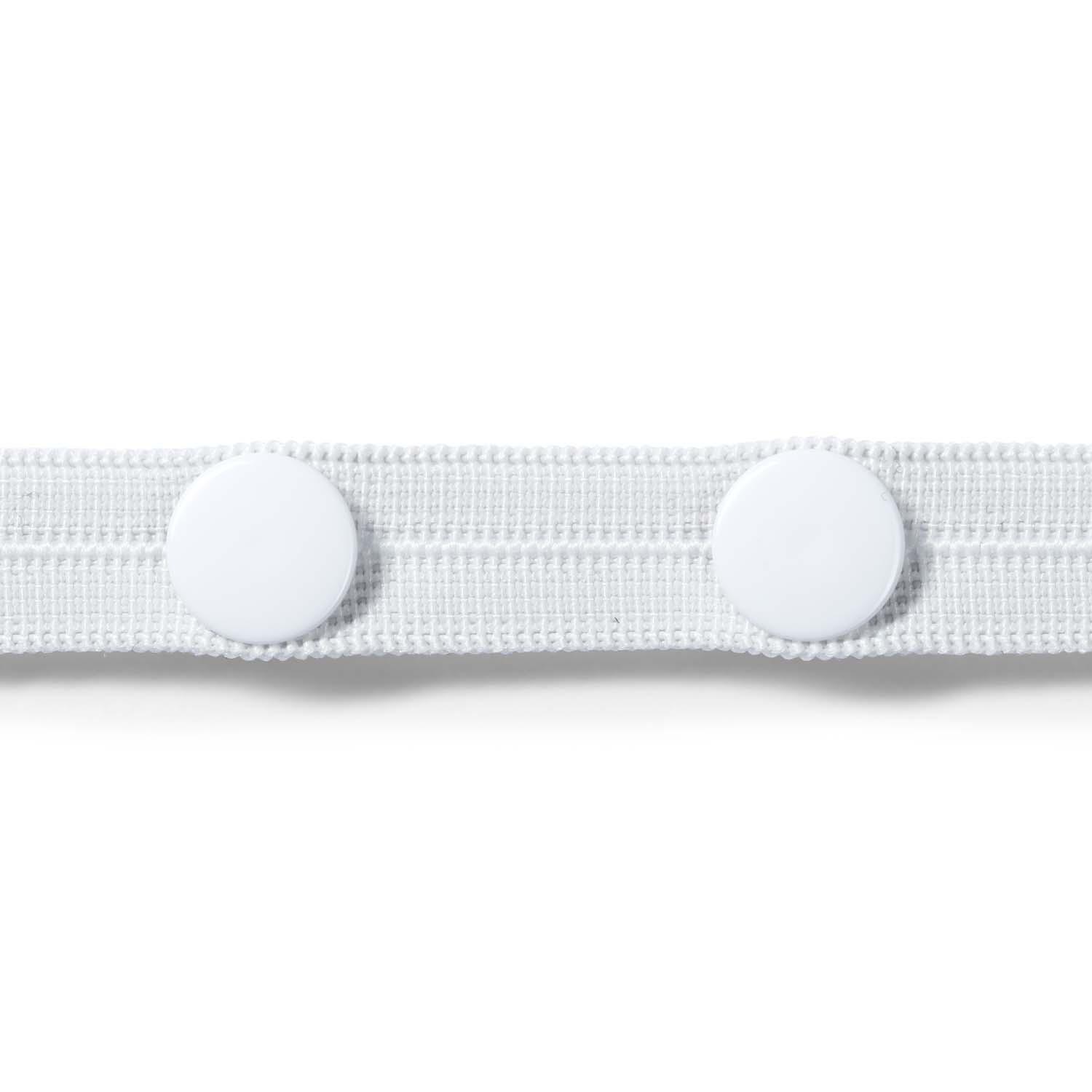 Produktbild Prym Knopfloch-Elastic mit 3 Knöpfen 12 mm weiß 2 von 3