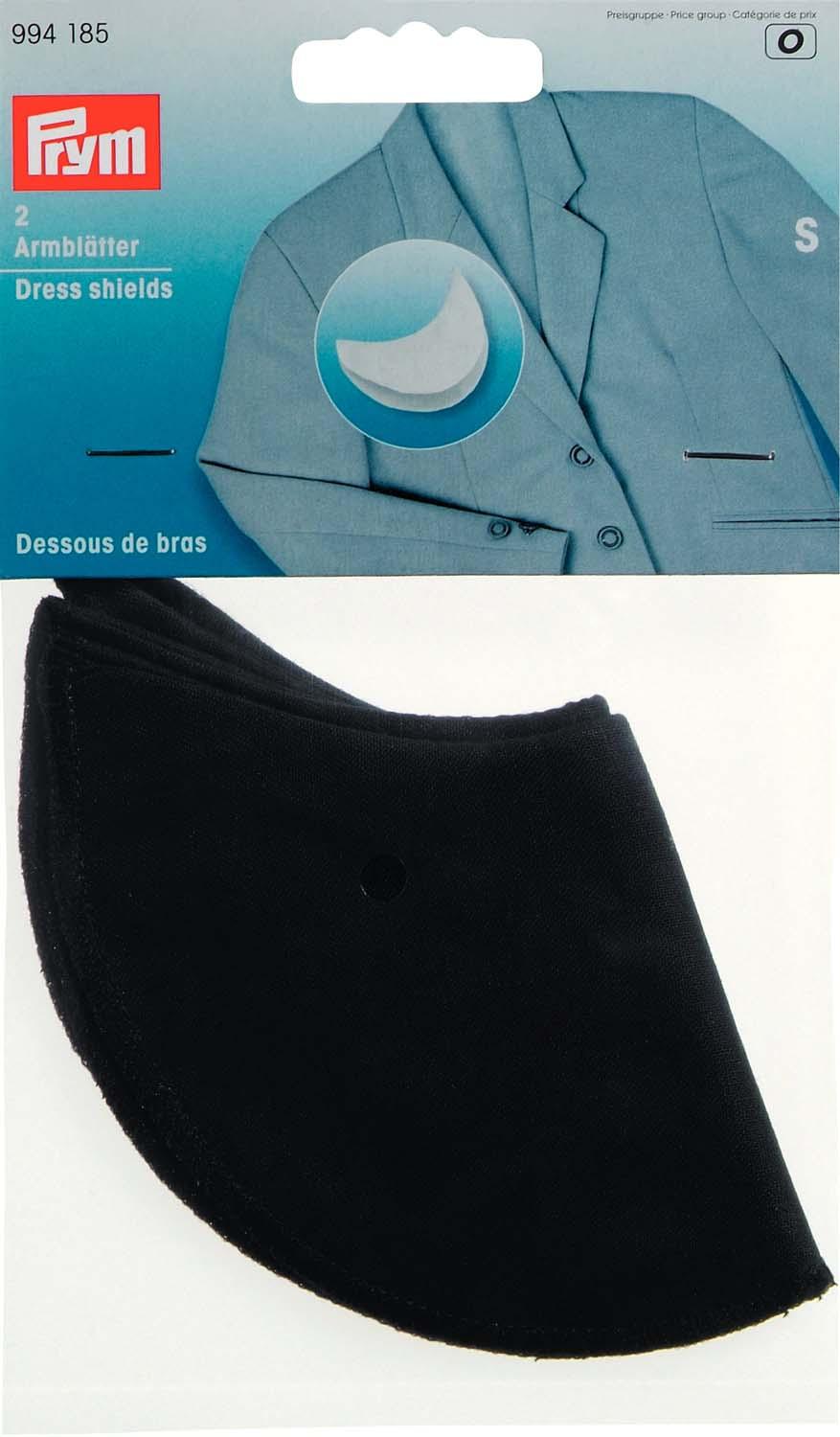 Prym Armblätter S schwarz
