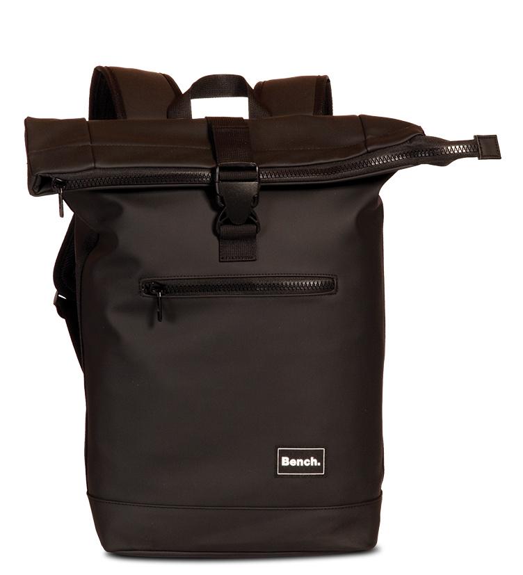 Bench. Rolltop-Rucksack schwarz