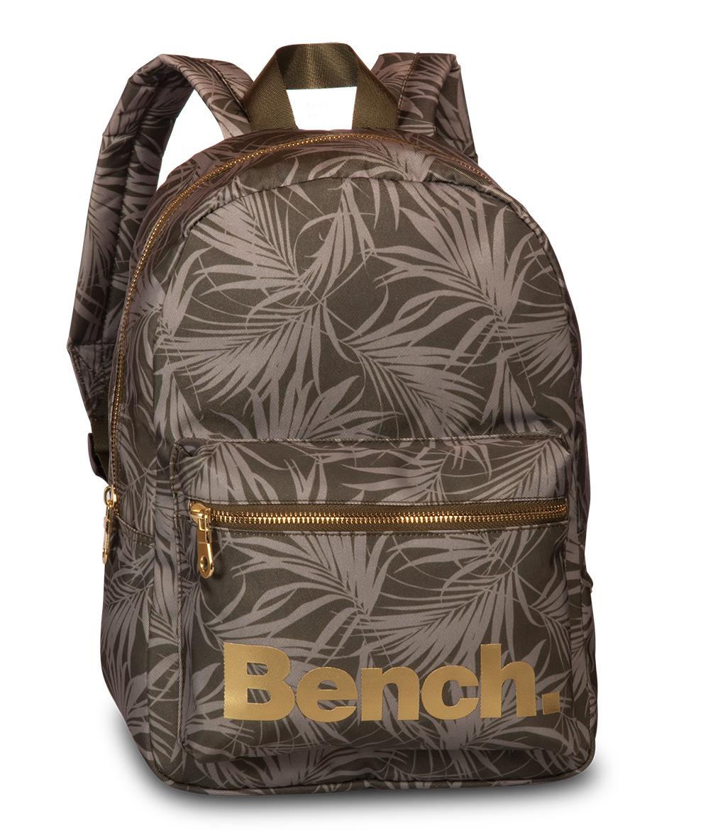 Bench. Rucksack olivgrün/gold