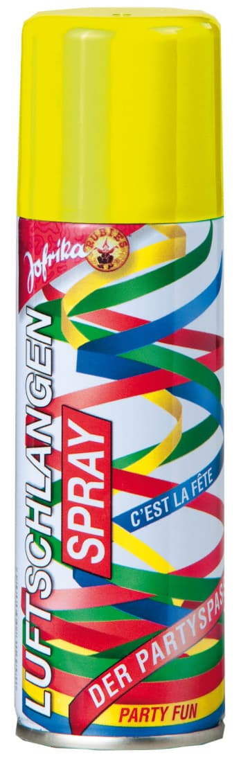 Jofrika - Luftschlangenspray, Gelb