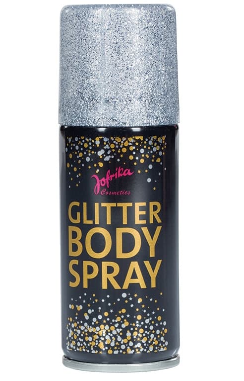 Jofrika - 706750 - Glitter Bodyspray 100ml, silber