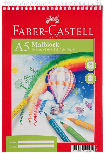 FABER-CASTELL Malblock A5 60 Blatt