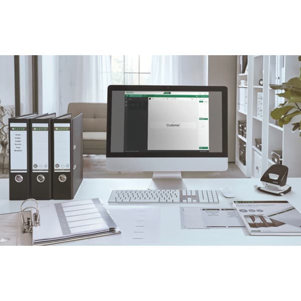 Produktbild LEITZ Register PP, PC-bedruckbar A4 überbreit WOW 12 Taben 6 von 6