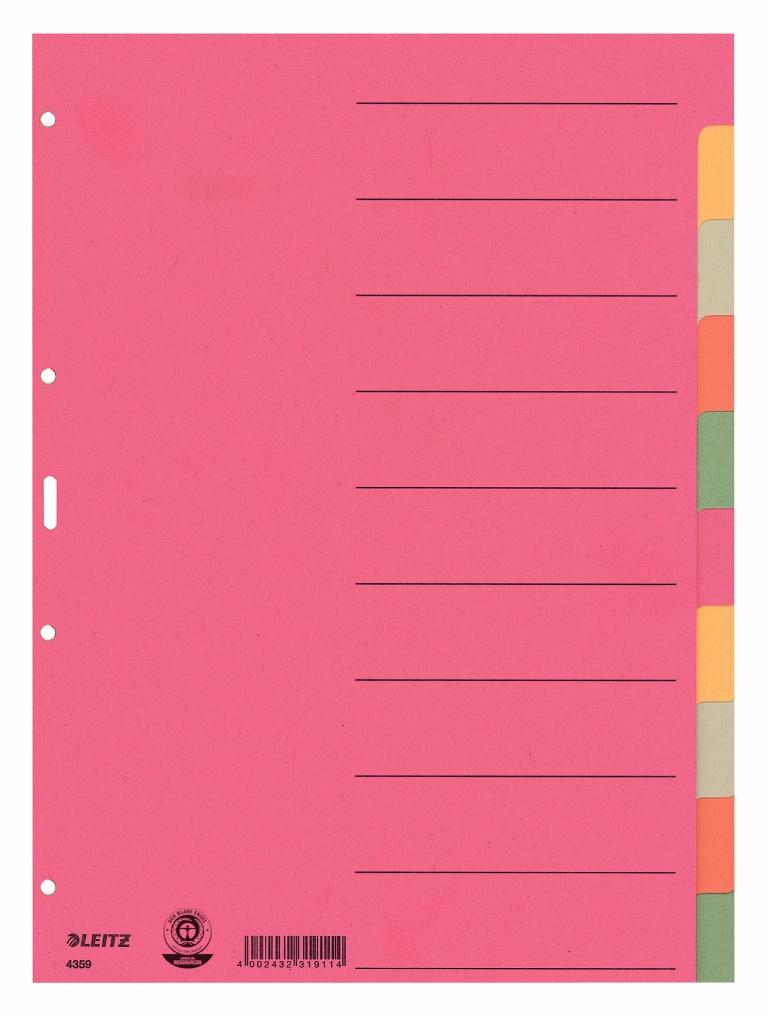 LEITZ Register A4 10-teilig