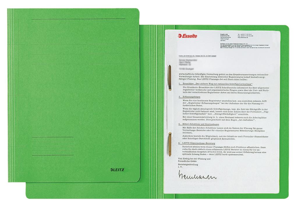 LEITZ Pappschnellhefter Fresh A4 grün