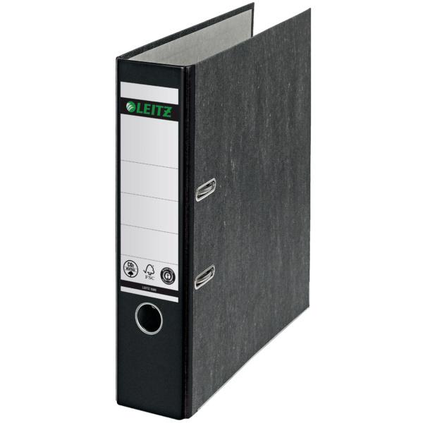 LEITZ Ordner Wolkenmarmor A4 schwarz, breit