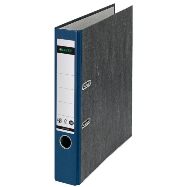 LEITZ Ordner Wolkenmarmor A4 blau, schmal