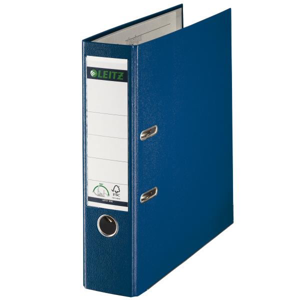LEITZ Ordner Plastik A4 blau, breit