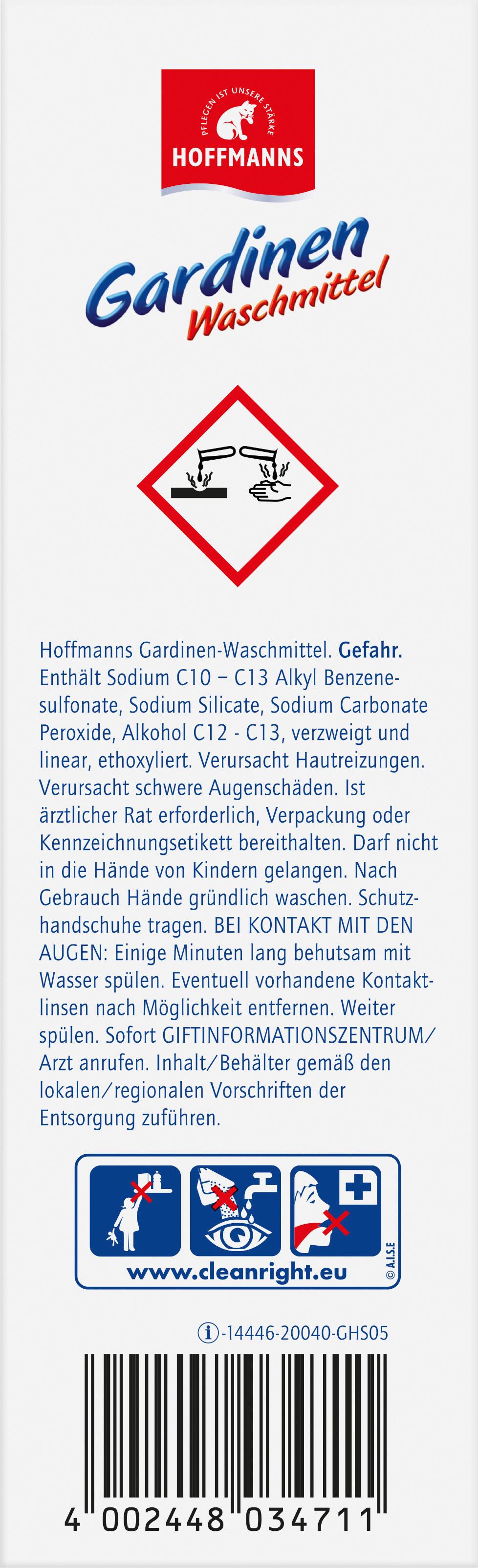 Produktbild Hoffmanns Gardinenwaschmittel 2 von 3