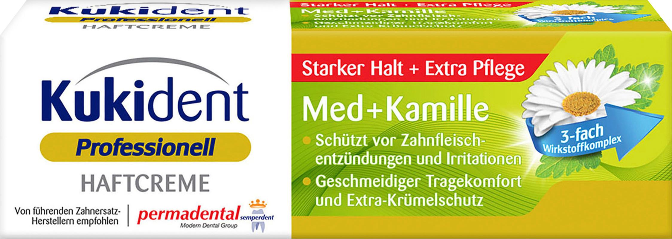 Produktbild Kukident Haftcreme Med+Kamille 7 von 8