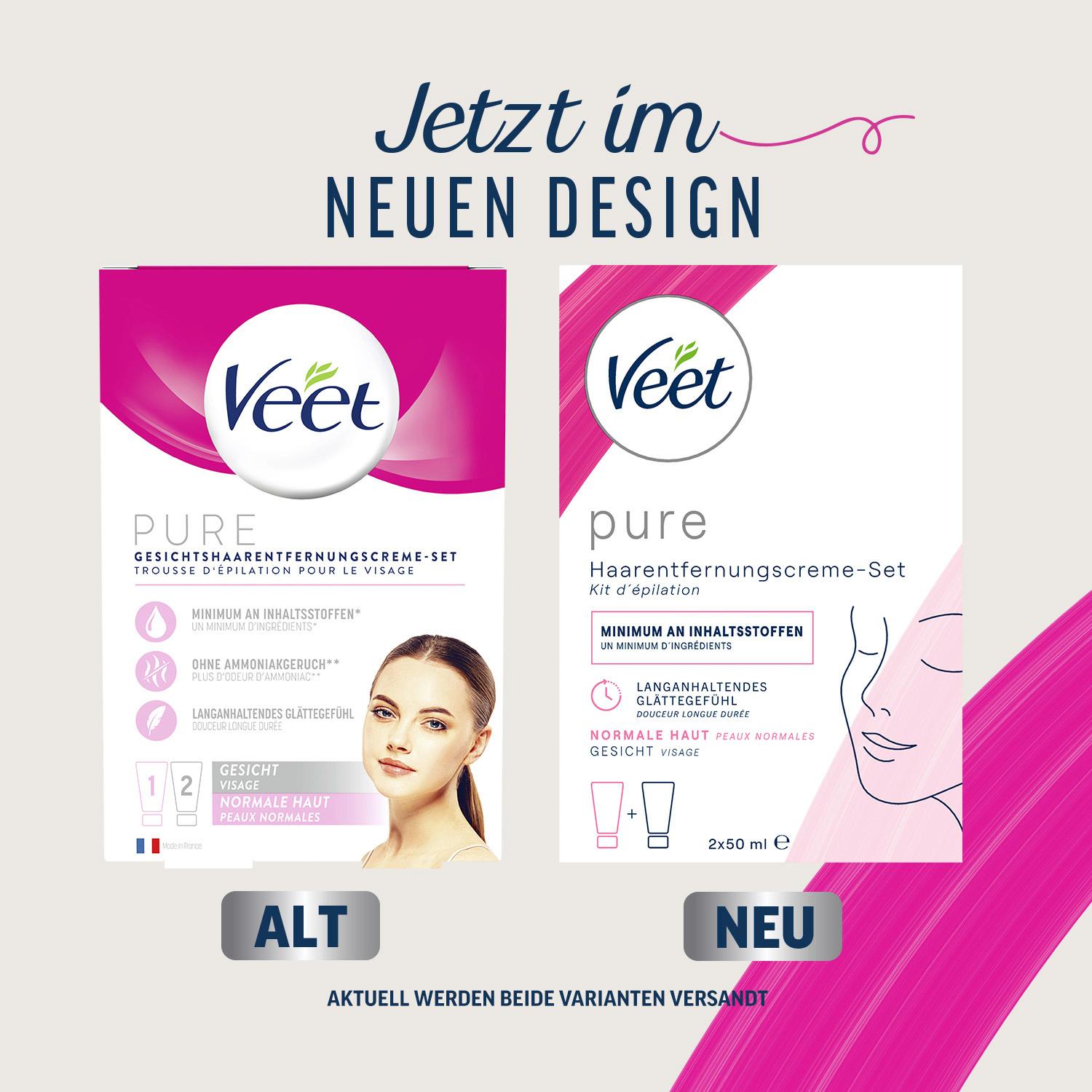 Produktbild Veet PURE Gesicht Haarentfernungs-Creme Set 8 von 10