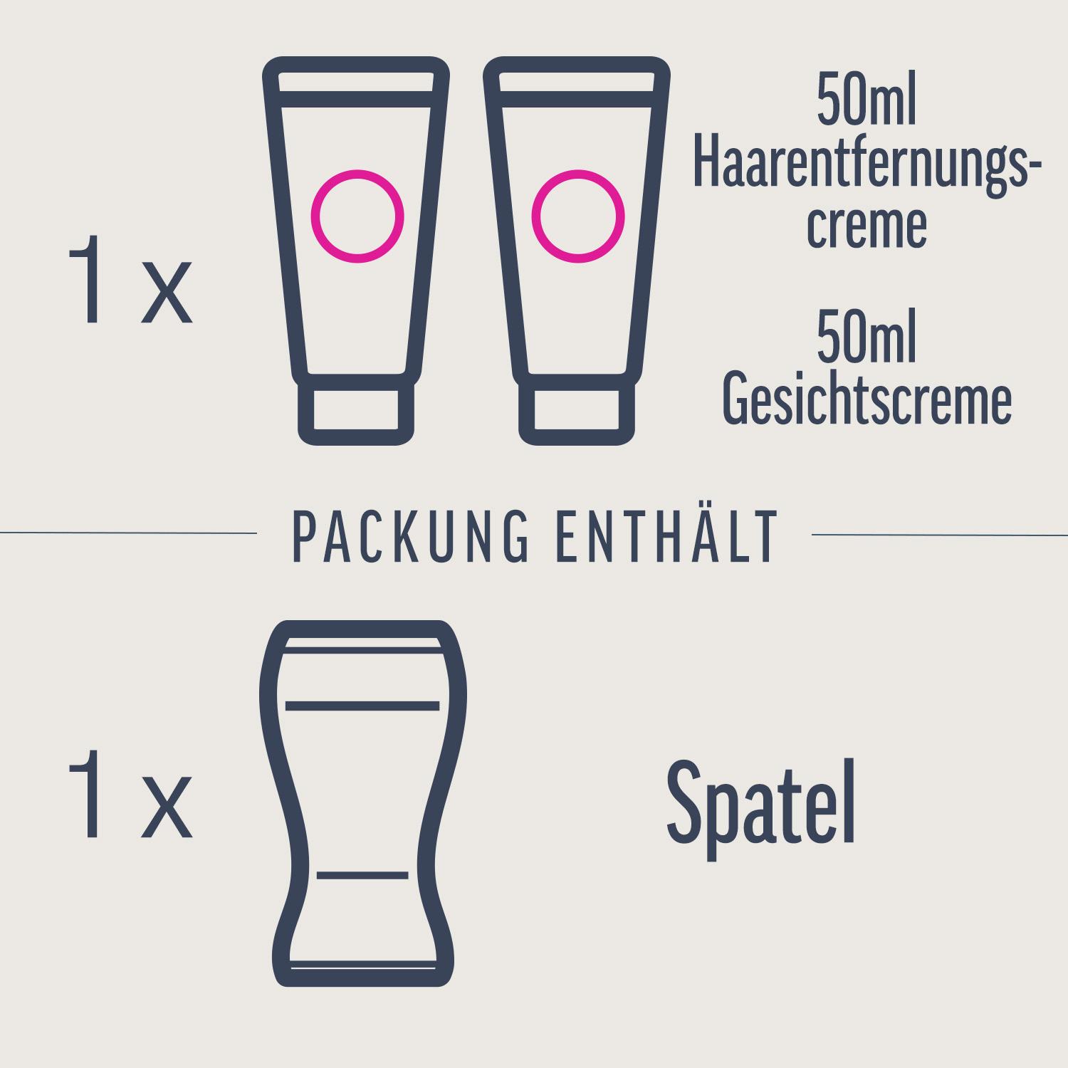 Produktbild Veet PURE Gesicht Haarentfernungs-Creme Set 10 von 10