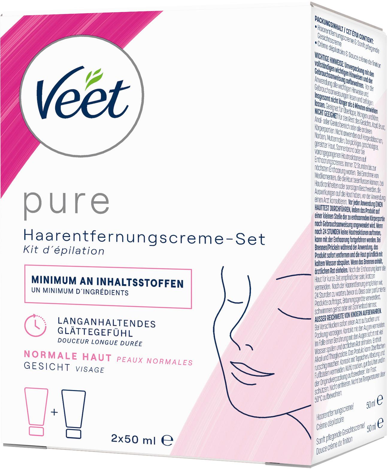 Produktbild Veet PURE Gesicht Haarentfernungs-Creme Set 6 von 10