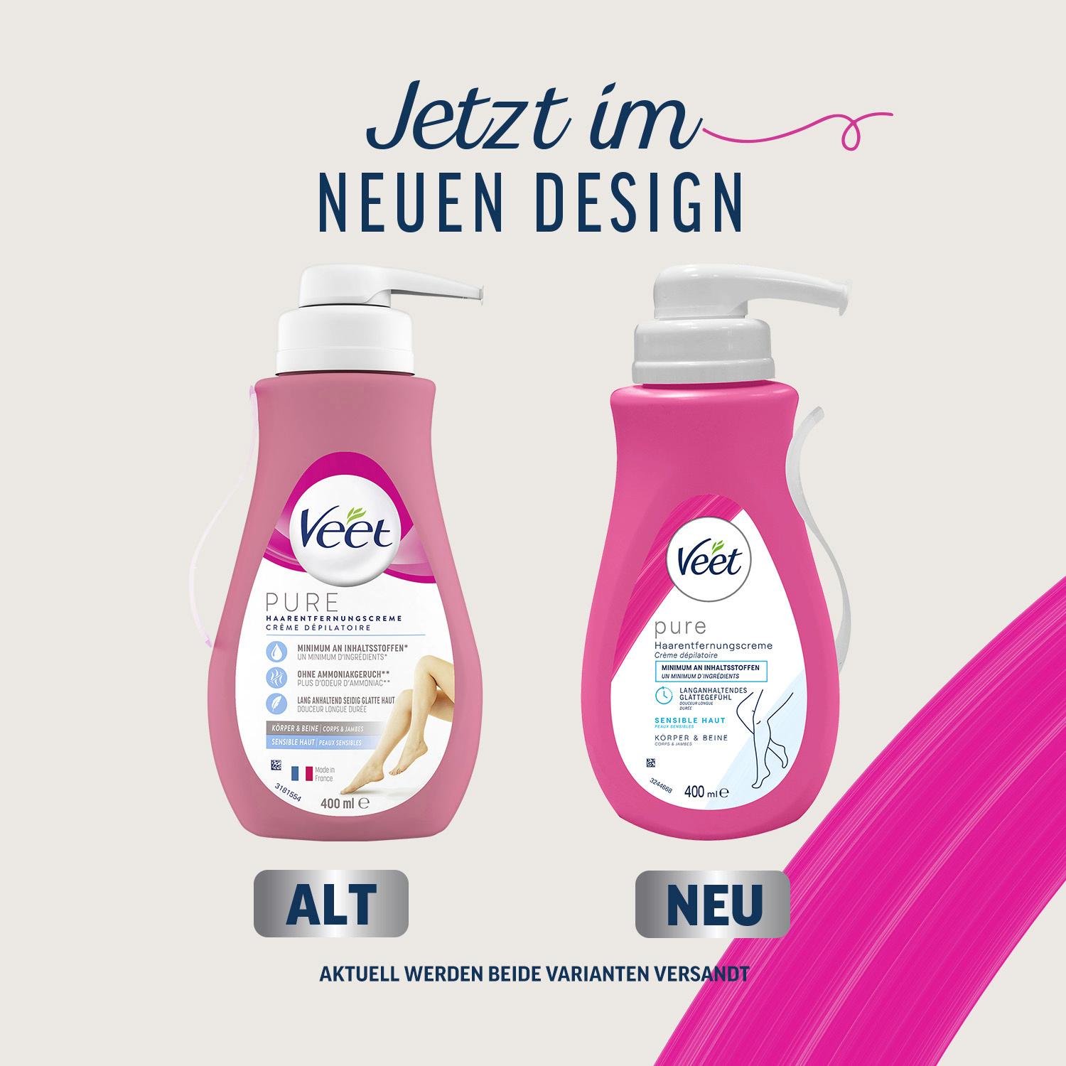 Produktbild Veet PURE Haarentfernungscreme trockene Haut 2 von 6