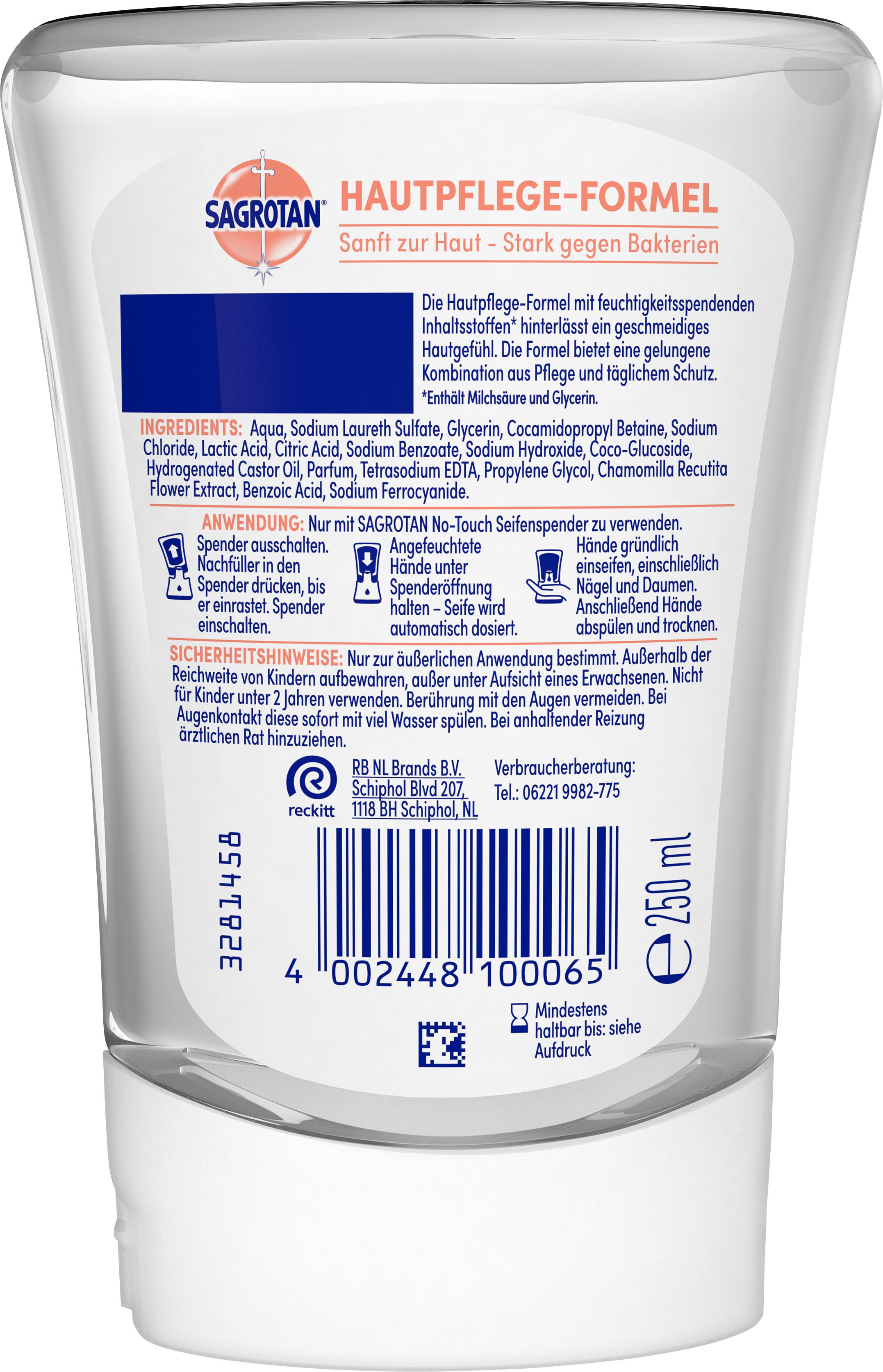 Produktbild Sagrotan No-Touch Hygiene Seife Kamille Nachfüller 2 von 2