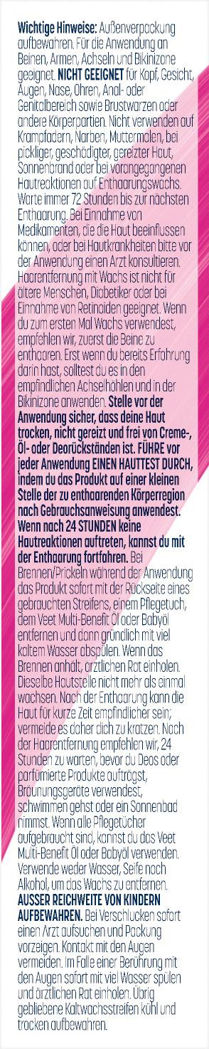 Produktbild Veet PURE Kaltwachsstreifen Bikini&Achseln 5 von 5