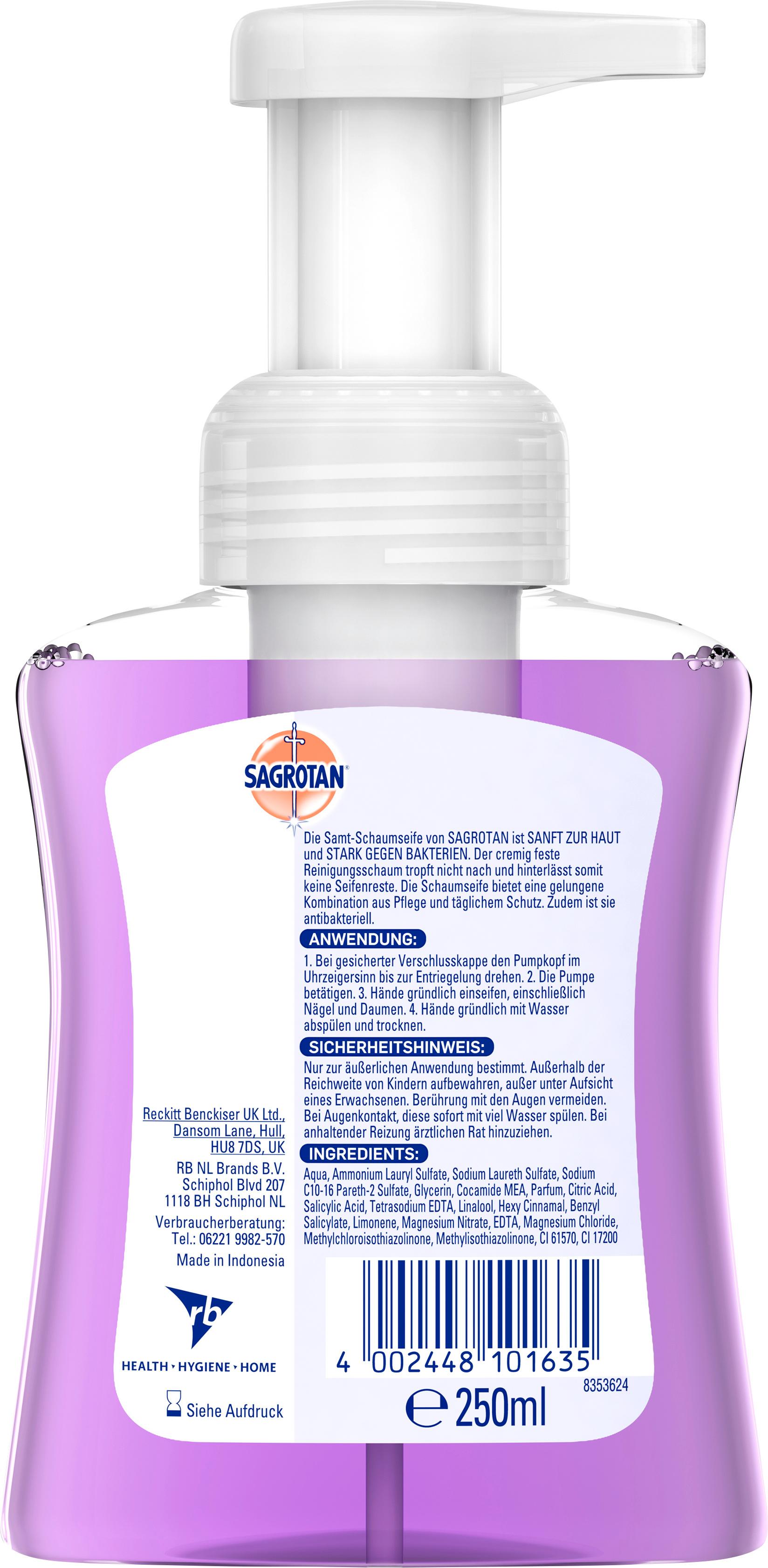 Produktbild Sagrotan Samtschaum Seife Vanille&Orchidee 2 von 6
