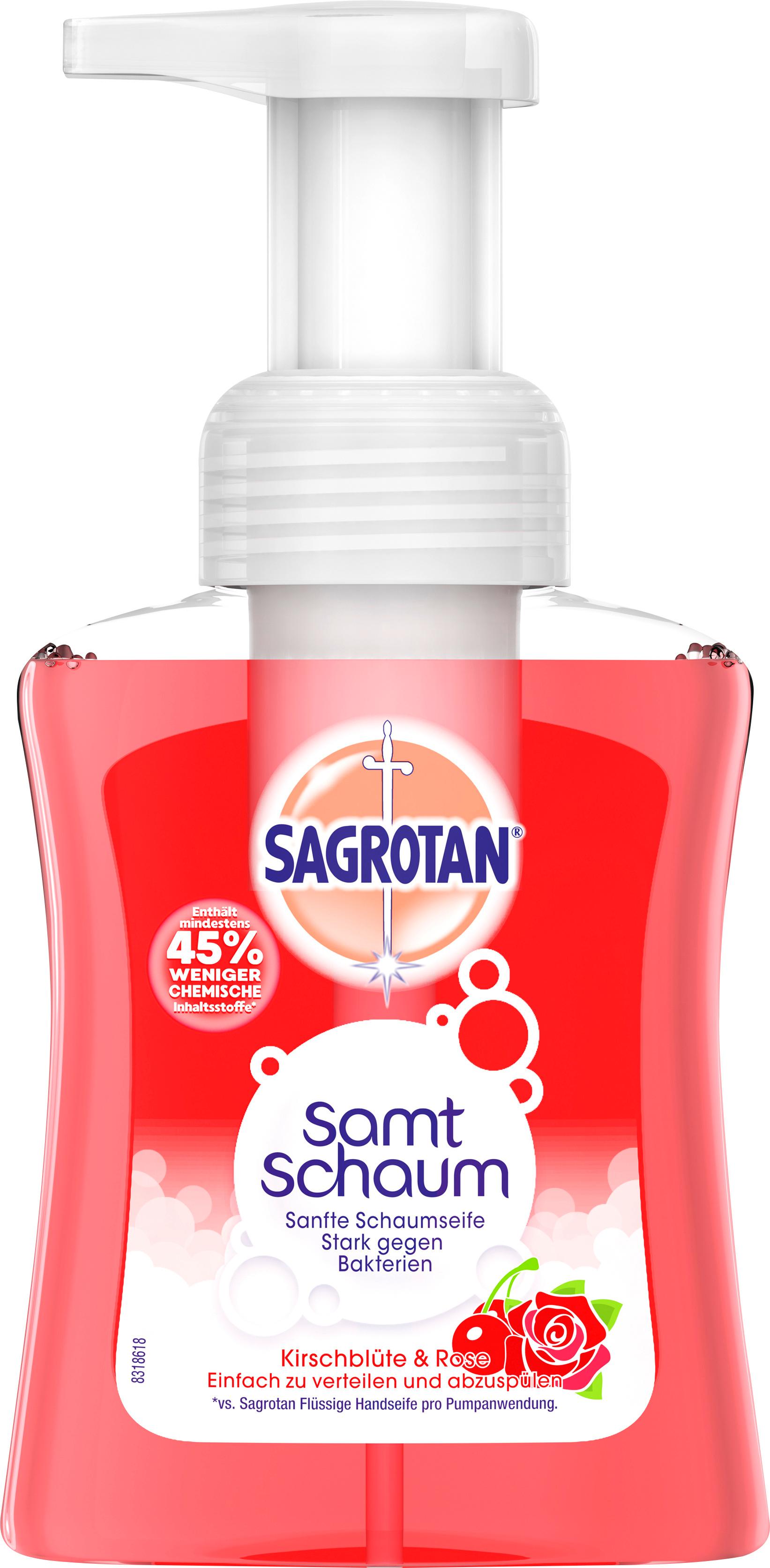 Sagrotan Samtschaum Seife Kirschblüte&Rose