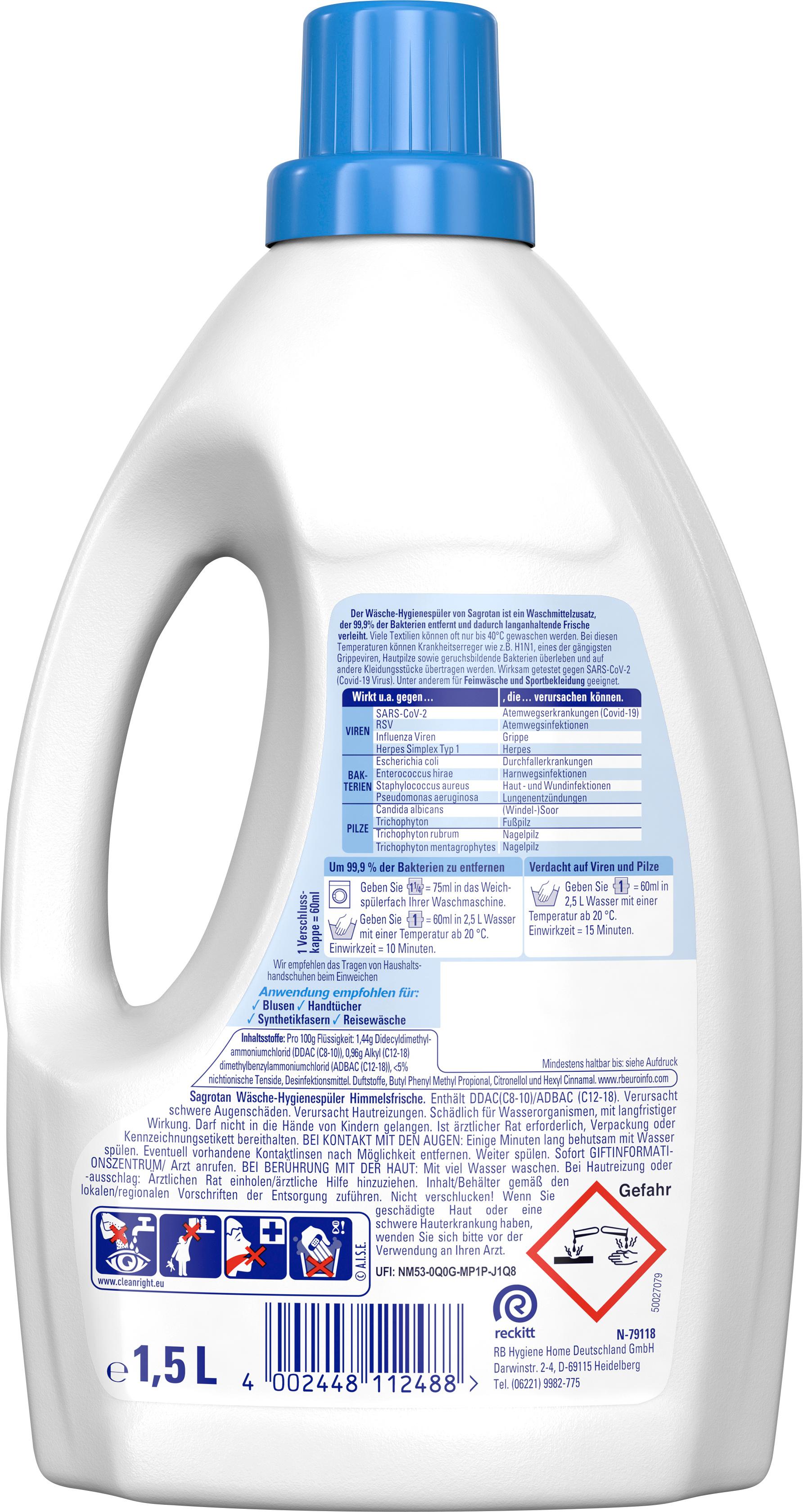 Produktbild SAGROTAN Wäsche-Hygienespüler Frisch 3 von 12