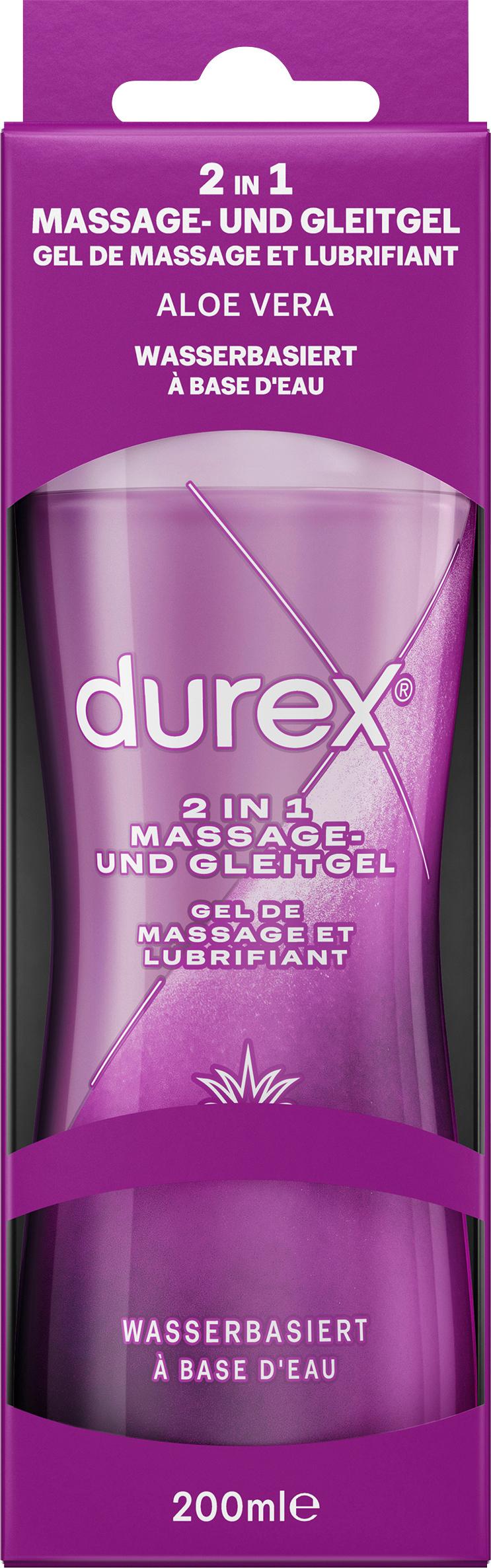 Durex 2in1 Massage-&Gleitgel Aloe Vera
