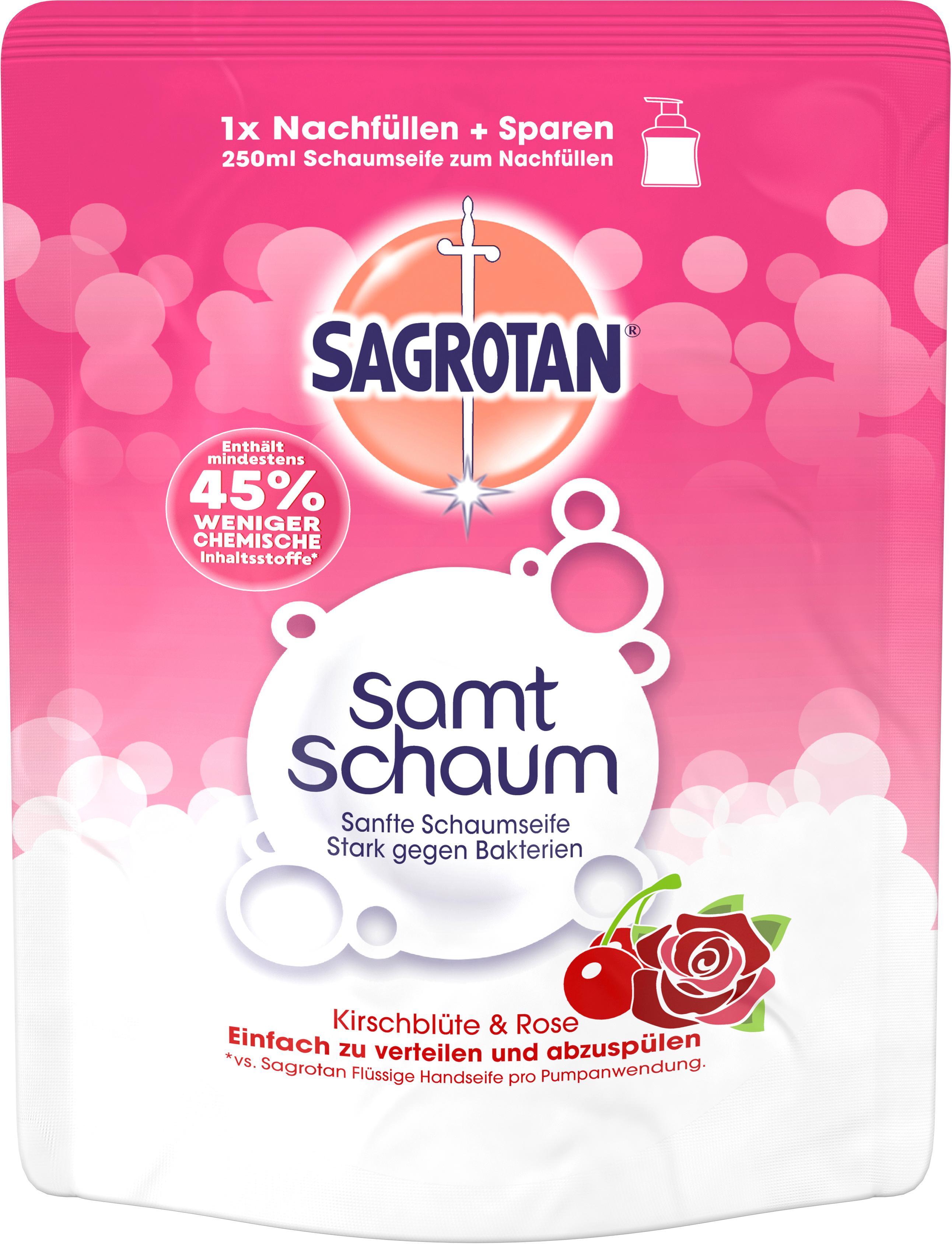 Sagrotan Samtschaum Nachfüller Kirschblüte&Rose