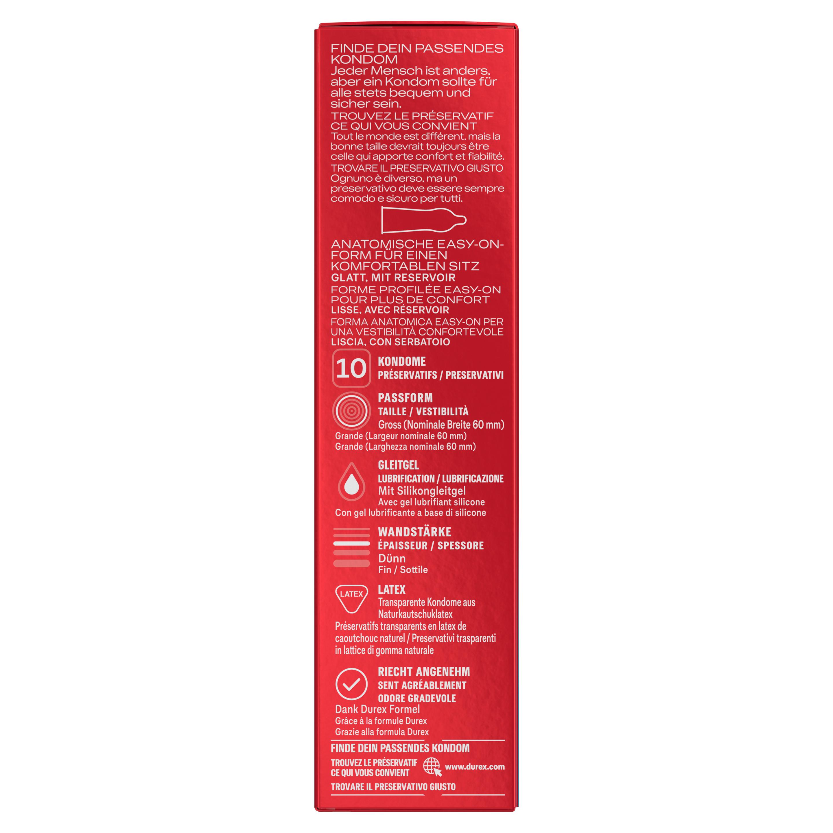 Produktbild Durex Gefühlsecht XXL 10 Stück 23 von 28