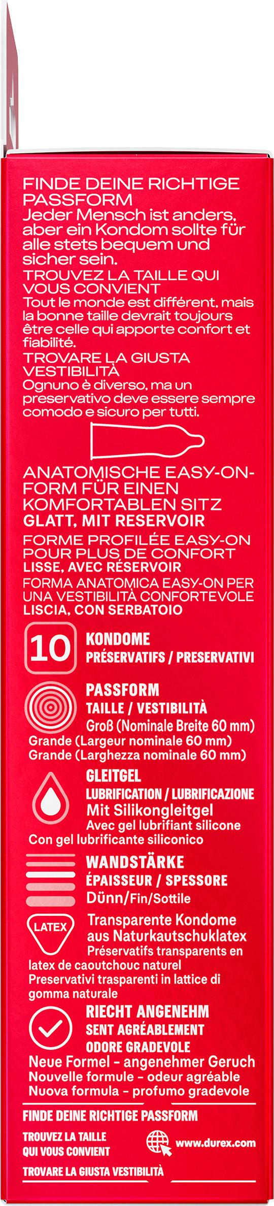 Produktbild Durex Gefühlsecht XXL 10 Stück 24 von 28
