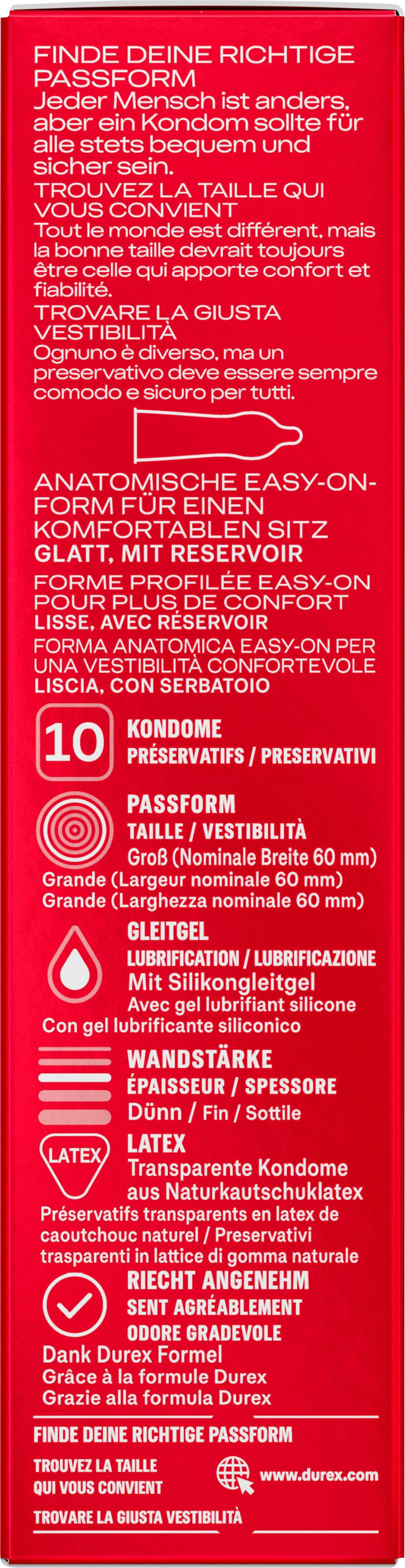 Produktbild Durex Gefühlsecht XXL 10 Stück 13 von 28